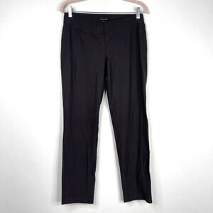2/$30 Eileen Fisher Pullon Trouser Small Black Straight Leg Elastic Waist #6691